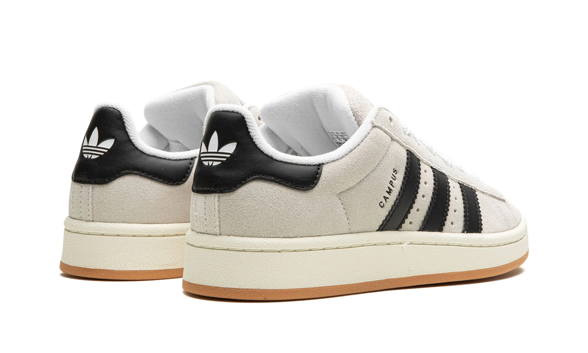 Adidas Campus 00's Crystal White Core Black - Image 3