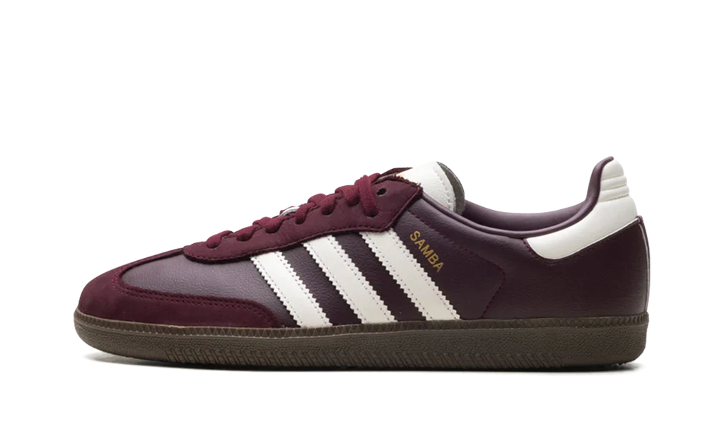 Adidas Samba OG Maroon Off White Gum (Women's)