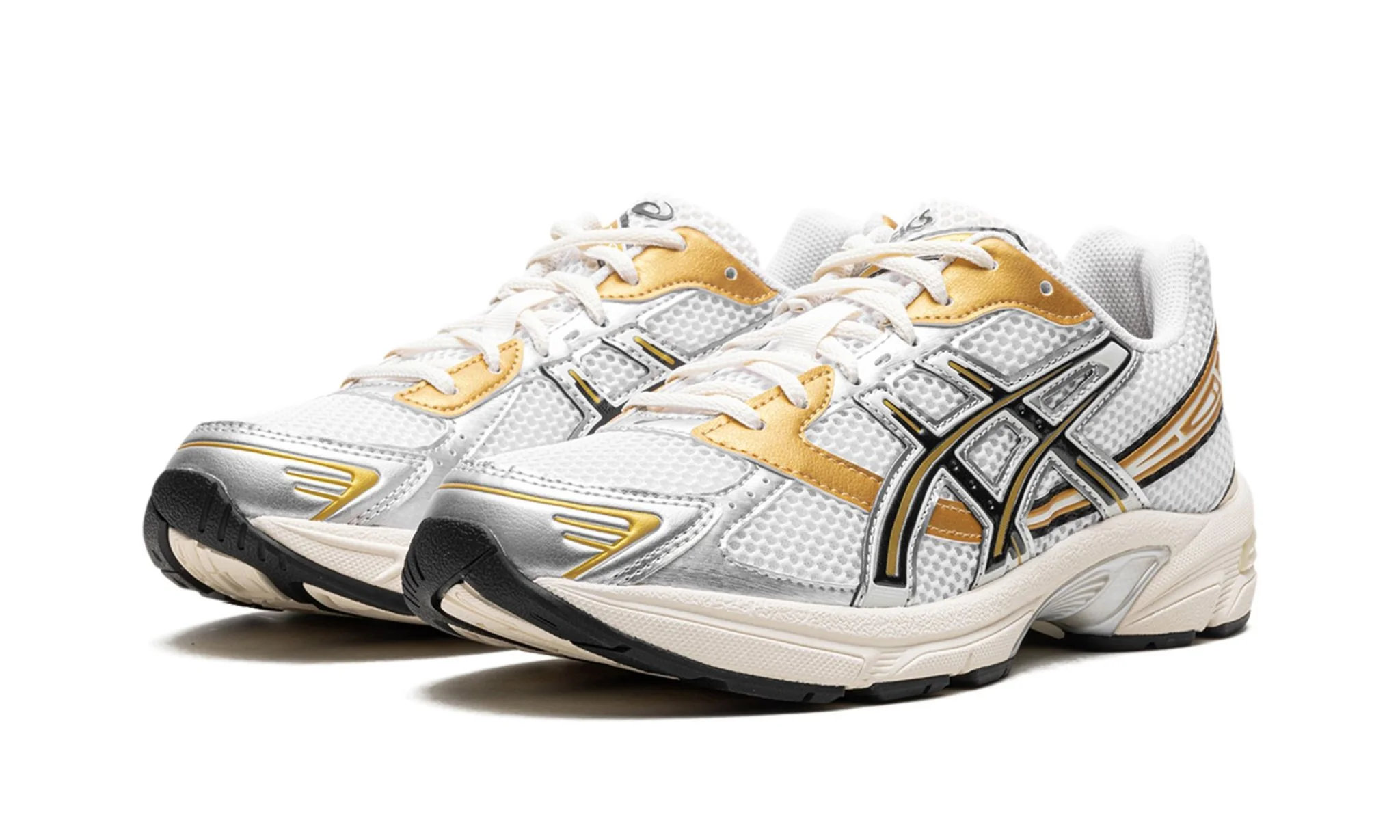 ASICS Gel-1130 White Black Gold - Image 2
