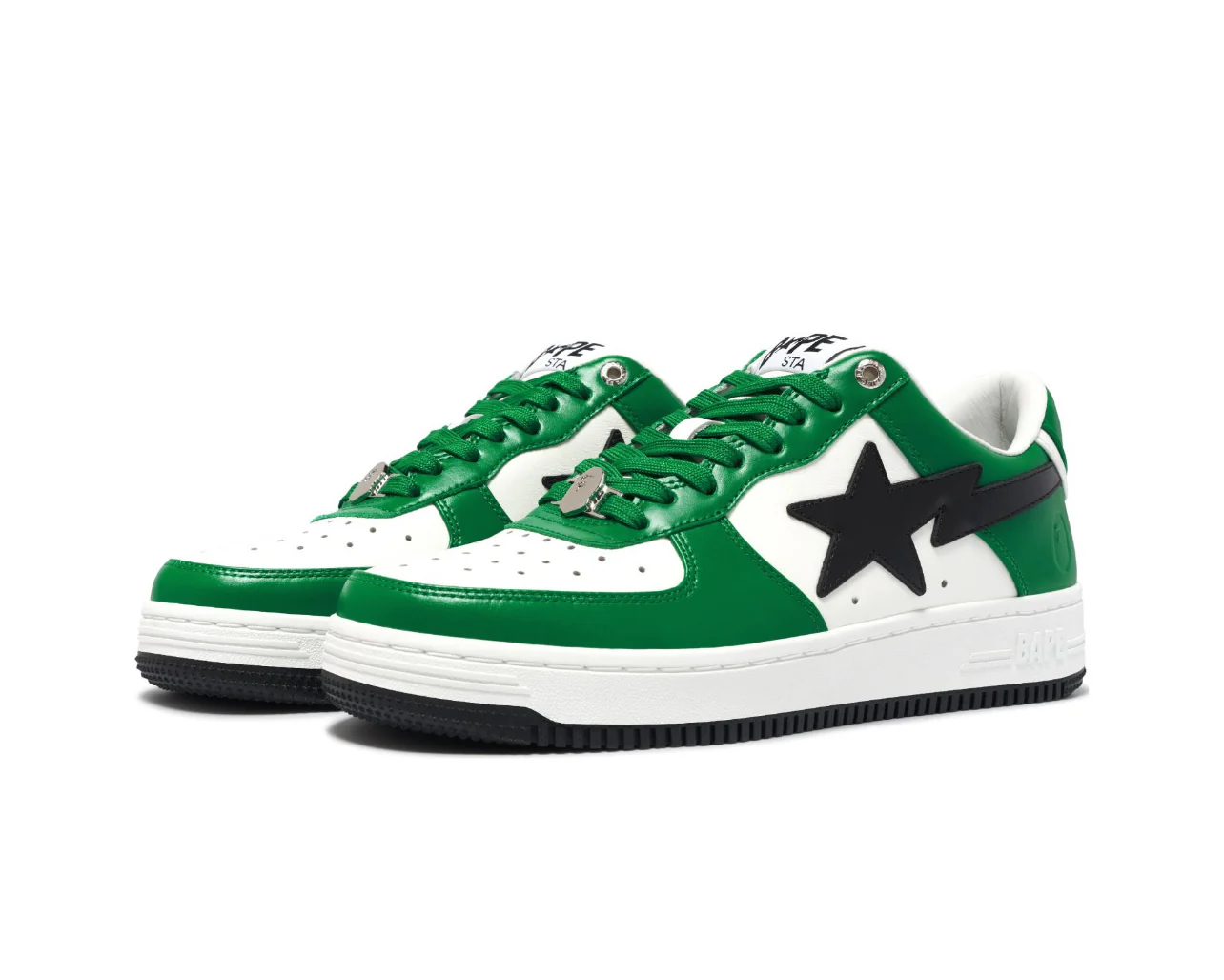 Bathing Ape Bape Sta White Green Black - Image 2