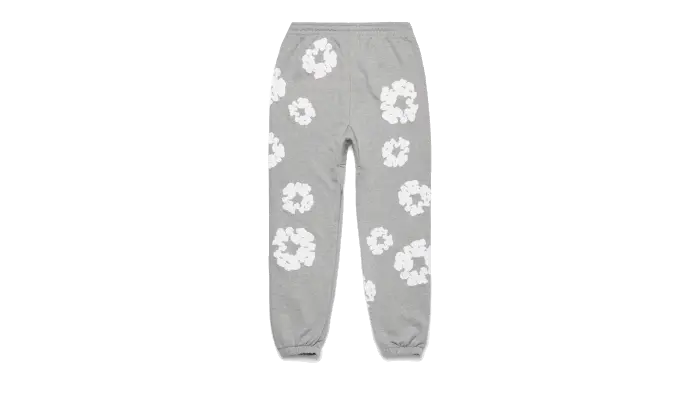 Denim Tears The Cotton Wreath Sweatpants Grey - Image 2