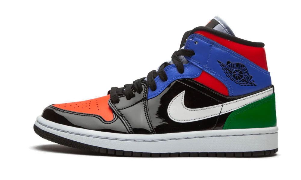 Air Jordan 1 Mid Multi Patent (Women's)