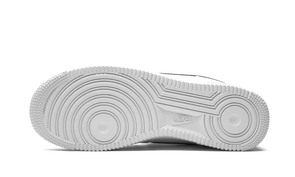 Nike Air Force 1 Low '07 White Black Pebbled Leather - Image 4