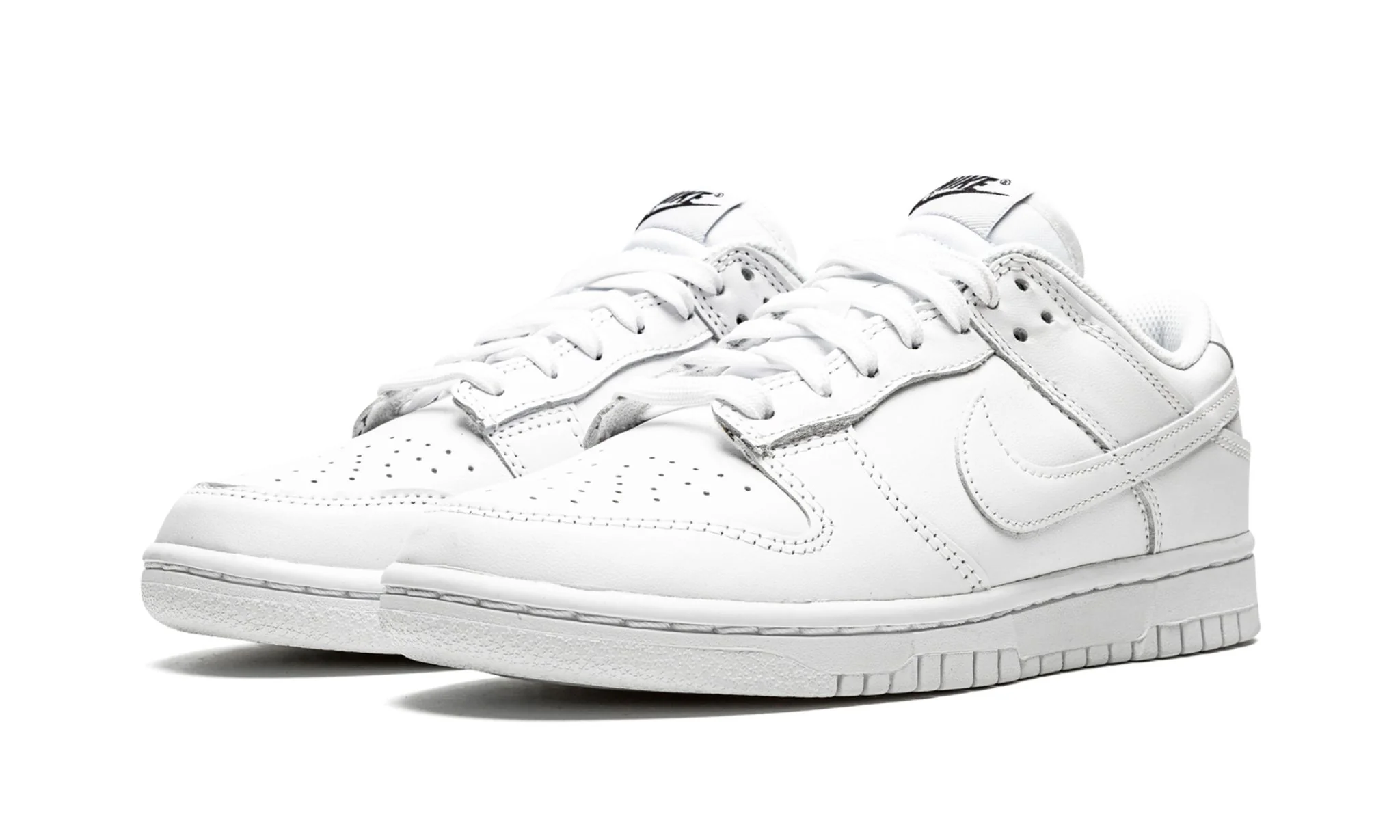 Nike Dunk Low Triple White (2021) (Women's) - Image 2