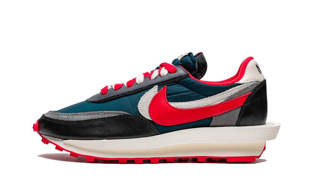 Nike LD Waffle sacai Undercover Midnight Spruce University Red