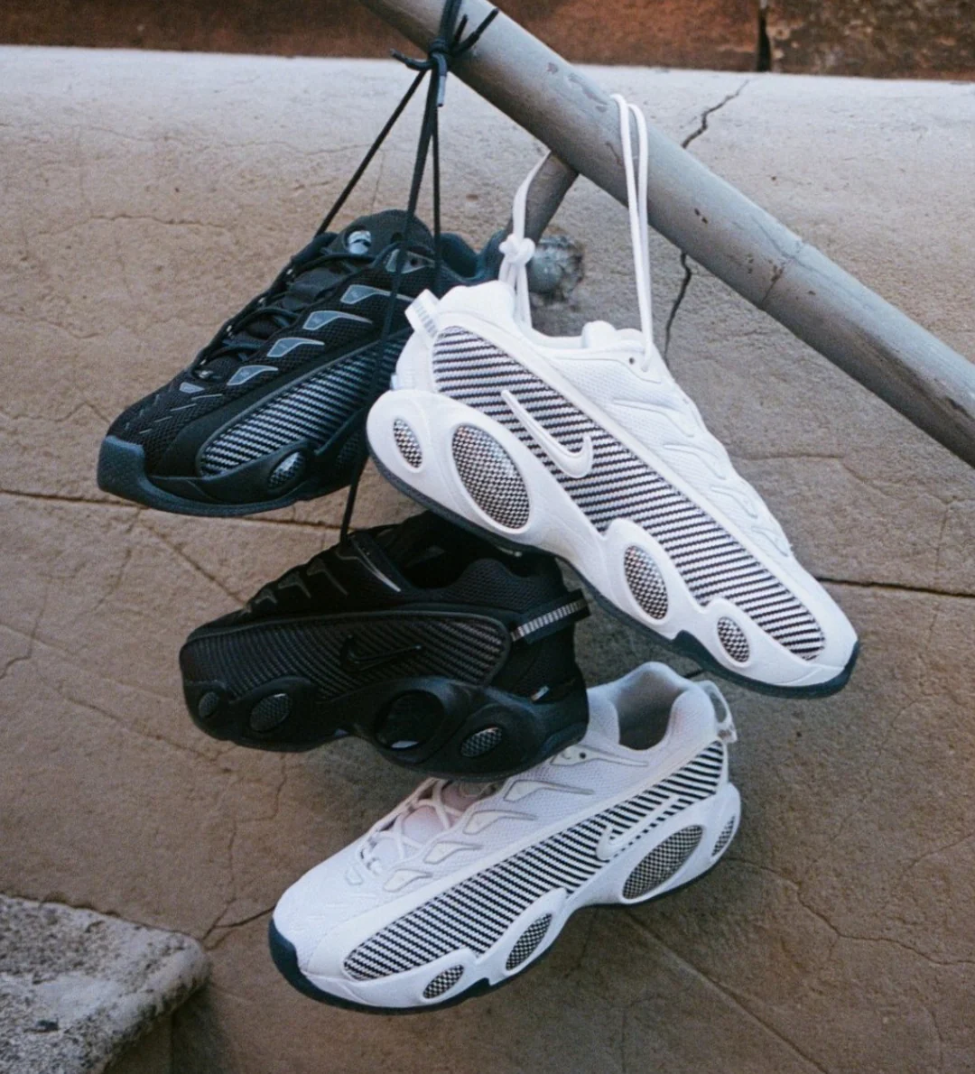 Nike NOCTA Glide Drake White Black - Image 4