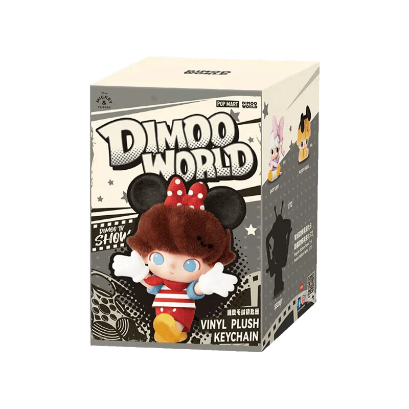 Pop Mart DIMOO World x Disney Series Vinyl Plush Keychain Sealed Case (6 Blind Box) - Image 2