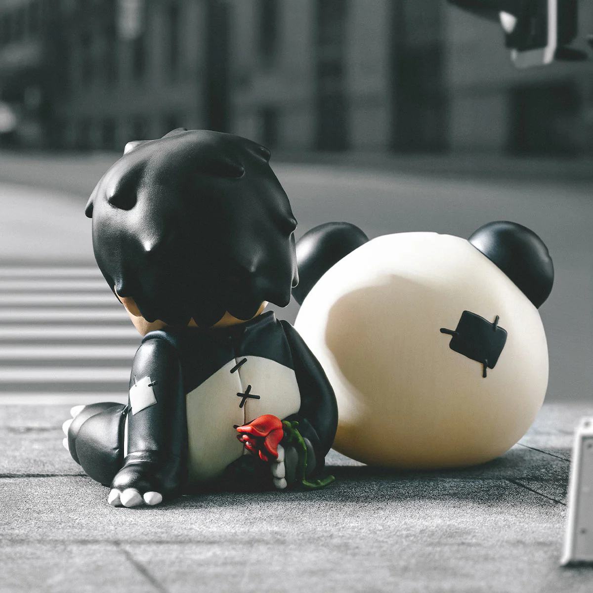 Pop Mart Hirono Doll Panda Figure - Image 2
