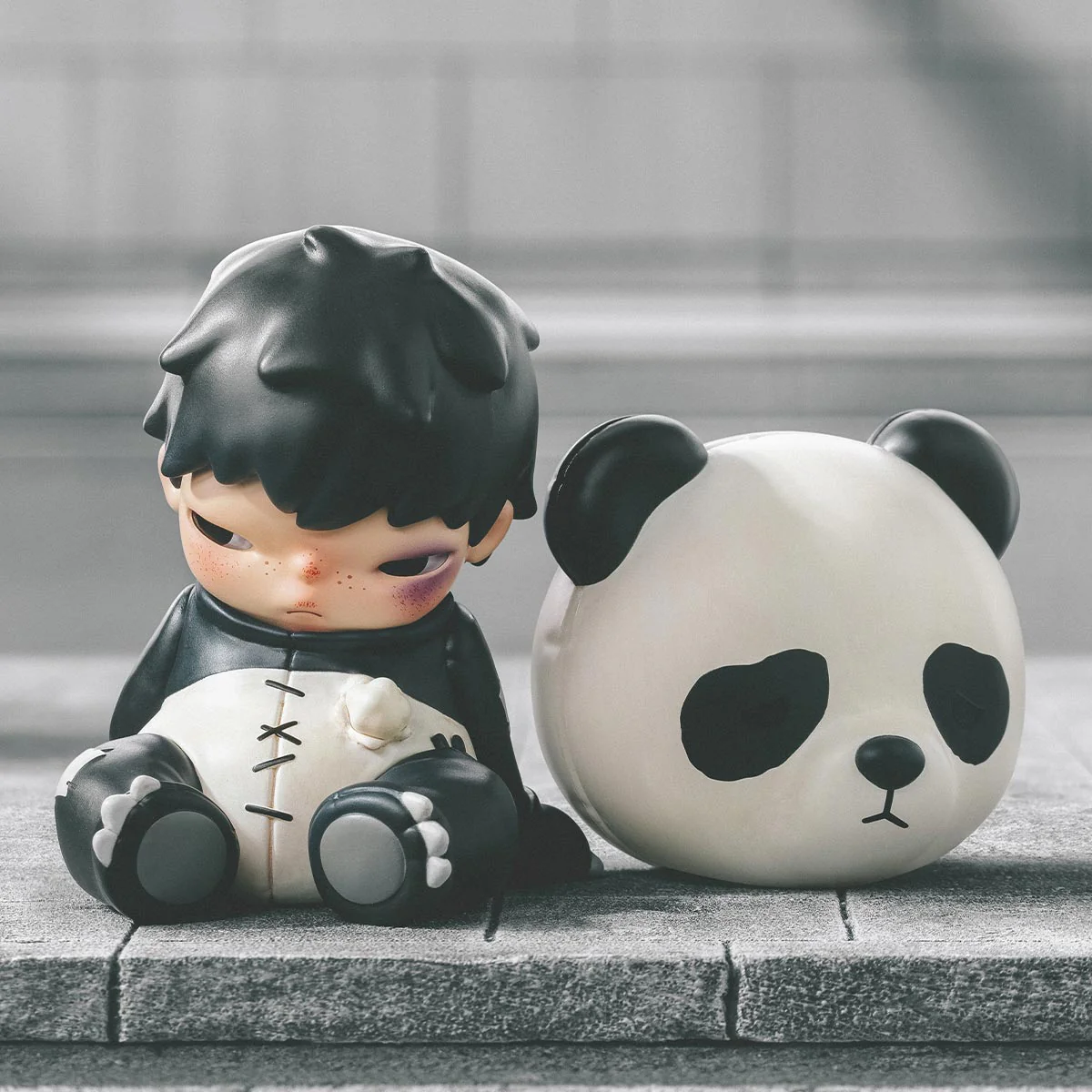 Pop Mart Hirono Doll Panda Figure - Image 4