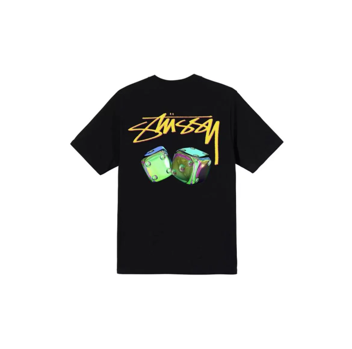 Stussy Iridescent Dice Tee Black
