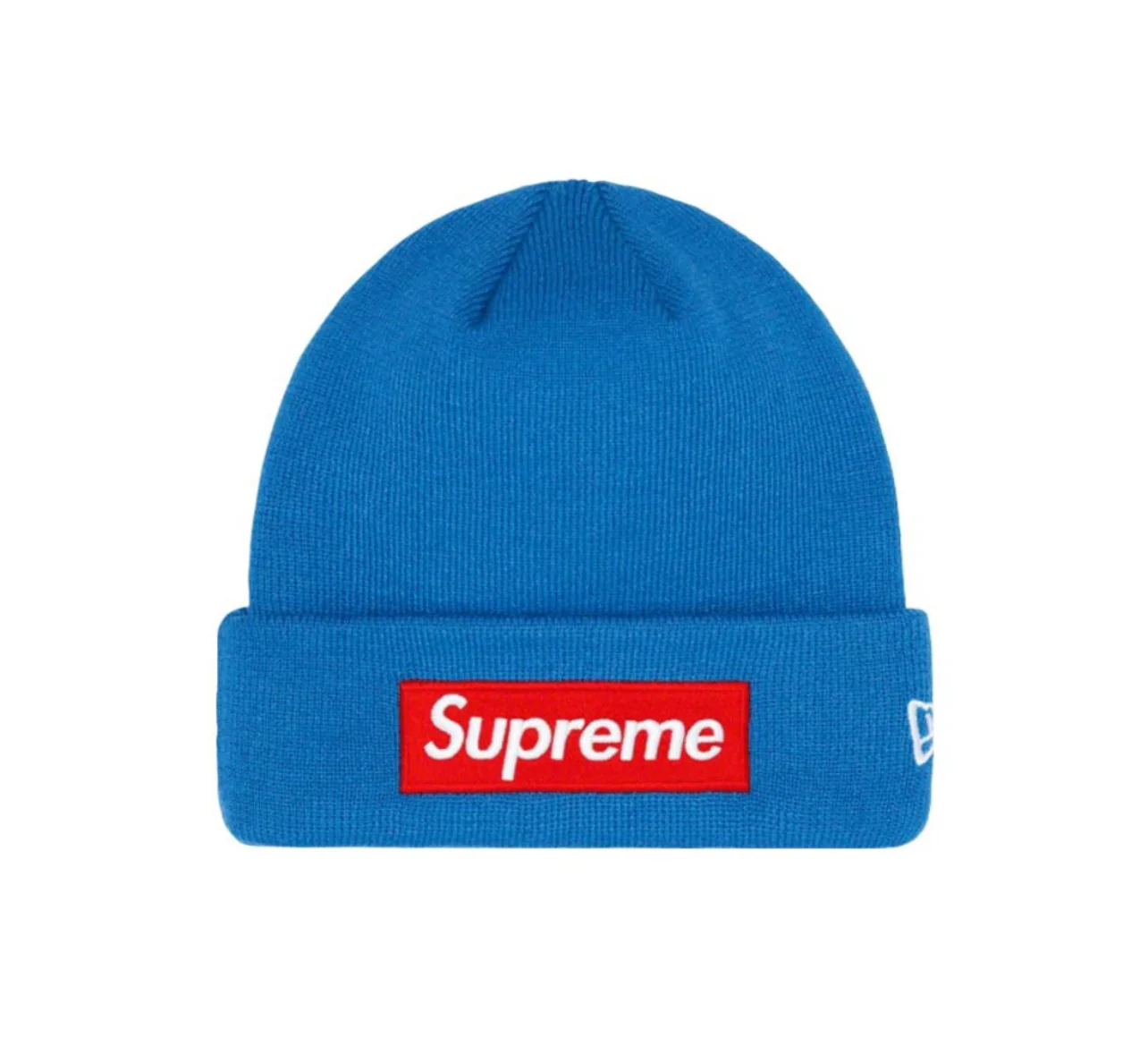 Supreme New Era Box Logo Beanie (FW22) Blue