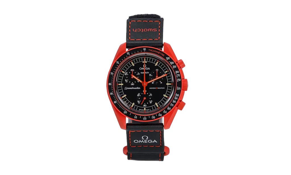 Swatch x Omega Bioceramic Moonswatch Mission On Earth Lava